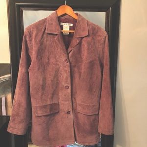 Dusty Purple Suede Jacket